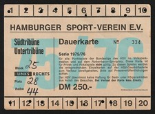 Ticket dauerkarte 1975 gebraucht kaufen  Deutschland