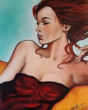 Tableau peinture toile d'occasion  Dechy