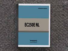 Volvo EC250E NL Escavadeira Proprietário Operador Manual de Manutenção Guia do Usuário comprar usado  Enviando para Brazil