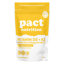 Vitamina D3 4000UI comprimidos + vitamina K2 100ug d3k2 suplemento de alta resistência Vit D comprar usado  Enviando para Brazil