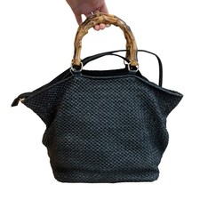 Borsa paglia manico usato  Torino