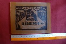 Etichetta vino nebbiolo usato  Faenza