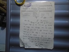 1912 sadler wells for sale  POOLE
