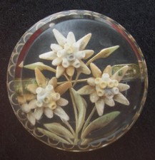Broche ancienne lucite d'occasion  Poncin
