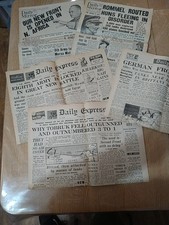 Original ww2 newspapers for sale  BOURNE