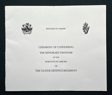 1990 programme ceremony for sale  CARRICKFERGUS