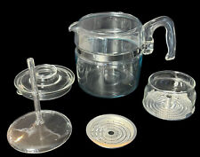 Cafeteira PYREX GLASS FLAMEWARE 6 xícaras coador 7756 COMPLETA **EXCELENTE** comprar usado  Enviando para Brazil