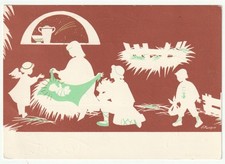 1962 silhouette cartolina usato 1962 silhouette cartolina usato  Italia