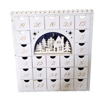 Christmas white wooden for sale  WIGAN