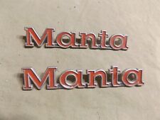 Emblemas laterais de carro vintage GM OPAL MANTA ~7/8x5 1/8" 3 pinos de montagem comprar usado  Enviando para Brazil