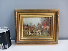 Brookpace framed oleograph for sale  SWINDON