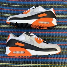 Nike Air Max 90 Branco Laranja DH8010-108 tamanho 7, 11.5 Feminino comprar usado  Enviando para Brazil