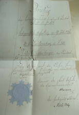 Kaufbrief leimbach 1867 gebraucht kaufen  Berlin