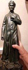 Statua Scultura Dante Alighieri Calco In Gesso Patinato  Verde 1908 Firmato  comprar usado  Enviando para Brazil