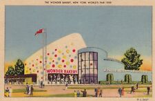 Wonder Bread Bakery Feria Mundial de Nueva York 1939 Postal de la Ciudad de Nueva York 1939 segunda mano  Embacar hacia Argentina