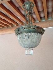 Tassel basket chandelier d'occasion  Expédié en Belgium