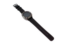 Capa preta Samsung Gear Sport 44,6 mm pulseira de silicone fivela clássica SM-R600 testada, usado comprar usado  Enviando para Brazil
