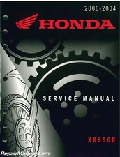 Honda xr650r service for sale  MERTHYR TYDFIL