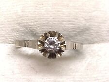 Bague diamant solitaire d'occasion  Libourne