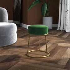 Tabouret rond vert d'occasion  Clermont-Ferrand-
