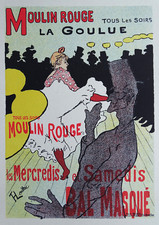 Lithographie lautrec 1895 d'occasion  France