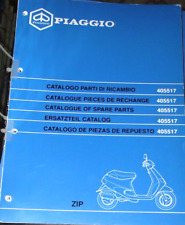 Piaggio zip catalogue for sale  ASHFORD