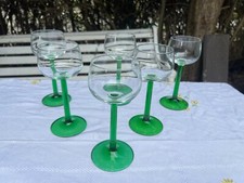 Luminarc green stemmed for sale  NOTTINGHAM