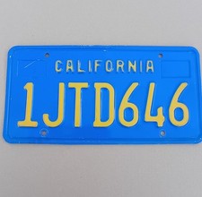Nummernschild california kalif gebraucht kaufen  Deichhorst