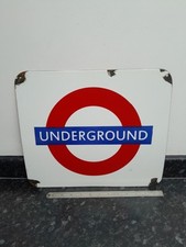 London underground enamel for sale  KEIGHLEY