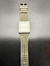 Relógio masculino Calvin Klein Jeans, modelo K4211138 couro inoxidável nova bateria C3 comprar usado  Enviando para Brazil