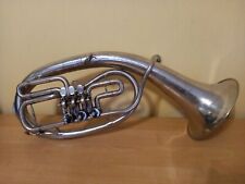 Alto Wind Bronze Alt Horn Instrumento Musical URSS Soviético Antigo 3 Válvulas Vintage Raro comprar usado  Enviando para Brazil