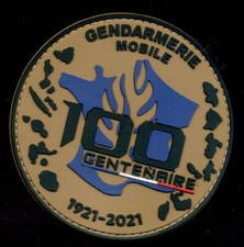 GENDARMERIE MOBILE 1921 2021 CENTENAIRE - MARRON - PVC comprar usado  Enviando para Brazil