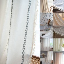 Stripe geometric curtain for sale  UK