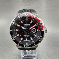 Citizen Eco-Drive relógio de mergulho masculino 45mm mostrador preto moldura de coca-cola data redonda AW142900E comprar usado  Enviando para Brazil