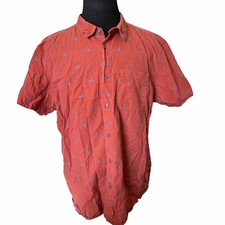 Camisa masculina manga curta tenda iglu botão The North Face XXL vermelha comprar usado  Enviando para Brazil