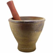 Clay mortar pestle for sale  Shipping to Ireland