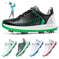 Sapatos de golfe masculinos elegantes sapatos casuais ao ar livre grama antiderrapante sapatos de golfe  comprar usado  Enviando para Brazil