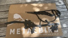 Metal bird blue for sale  LONDON