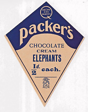 Packers chocolate cream for sale  LEICESTER