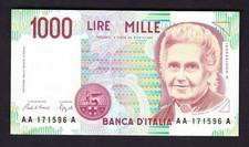 Repubblica 1000 lire usato  Italia