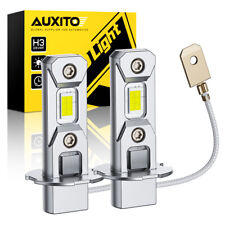 Farol de neblina AUXITO H3 LED 100W 10000LM 6500K lâmpada DRL branca de direção comprar usado  Enviando para Brazil