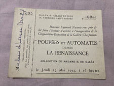 Galerie charpentier invitation d'occasion  Paris XI