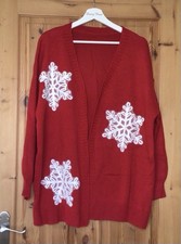 Women red knitted for sale  MALDON