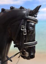 Schwarze leder trense gebraucht kaufen  Senden