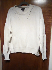 Ladies white jumper for sale  LARBERT