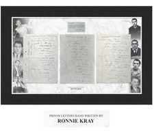 Krays signed ronnie for sale  COVENTRY