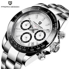 PAGANI DESIGN Relógio de Pulso Masculino Cronógrafo Japão Pulseira de Aço Caixa Relogio comprar usado  Enviando para Brazil