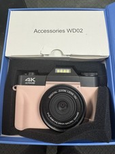 Lente zoom para cámara digital Coms 4k Ultra HD WiFi para YouTube fotografía vlogging, segunda mano  Embacar hacia Mexico