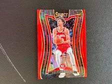 Zaccharie Risacher 2024-25 Select Red Shock Prizm Rookie RC Hawks 290/299 C39, usado comprar usado  Enviando para Brazil