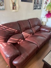 Genuine leather sofa for sale  EDINBURGH